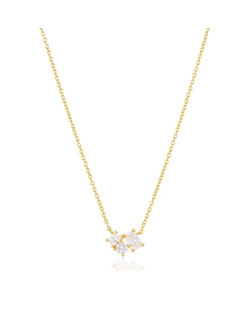 Ivrea Necklace SJ-N12306-CZ-YG