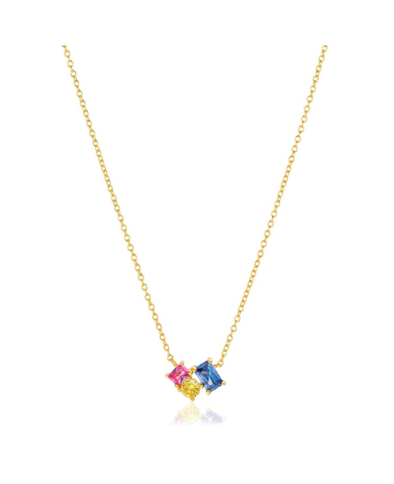 Ivrea Necklace SJ-N12306-XCZ-YG