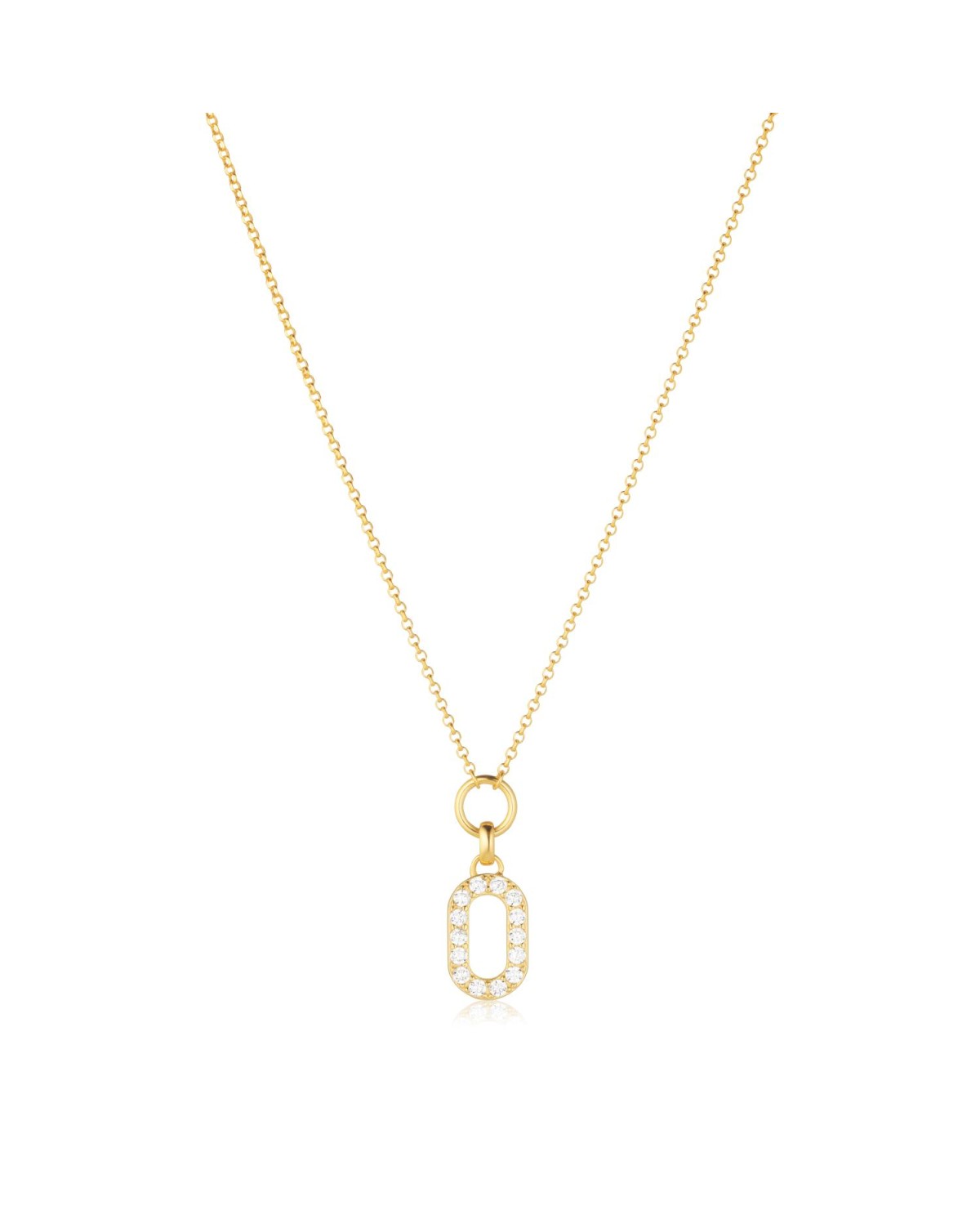 Capizzi Necklace SJ-N42230-CZ-YG