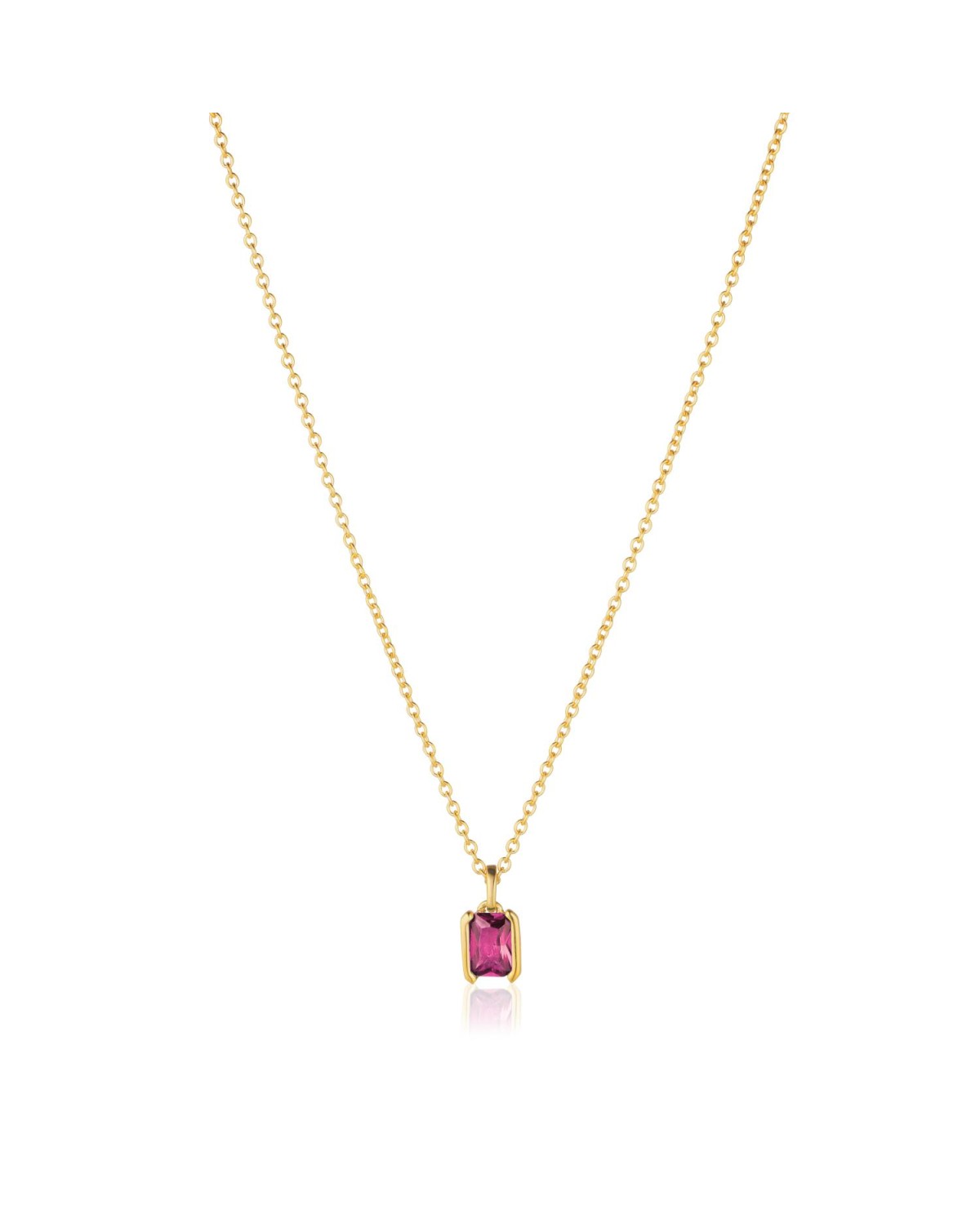 Roccanova Necklace SJ-N42260-PKCZ-YG