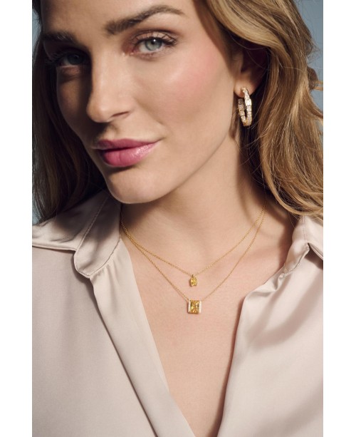 Roccanova Necklace SJ-N42276-YELCZ-YG