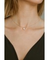 Ellera Necklace SJ-N42279-CZ-YG