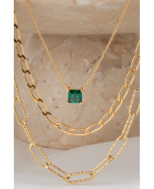 Ellera Necklace SJ-N42279-GCZ-YG