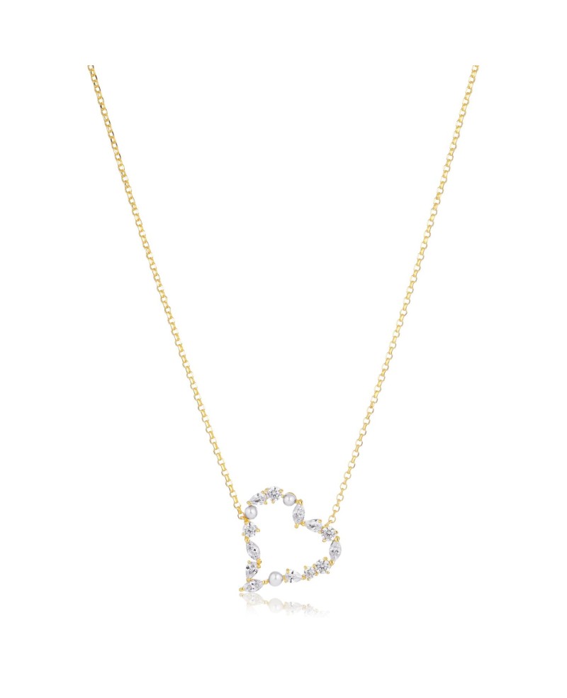 Adria Necklace SJ-N72311-PCZ-YG