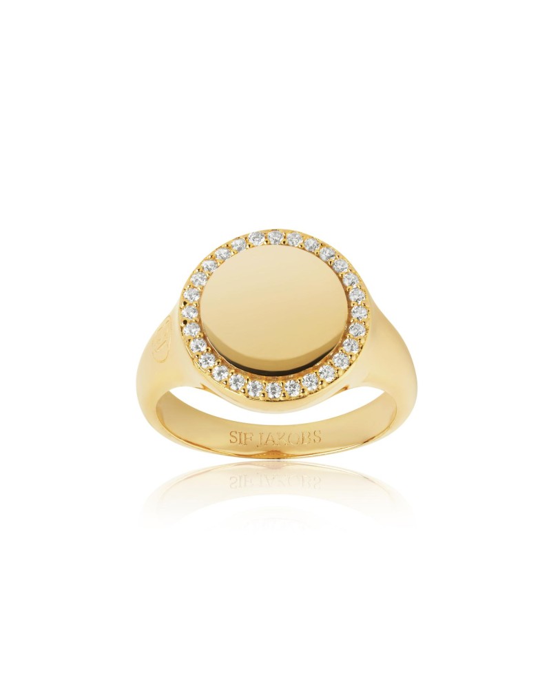 Follina Ring SJ-R11583-CZ-YG