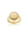 Follina Ring SJ-R11583-CZ-YG