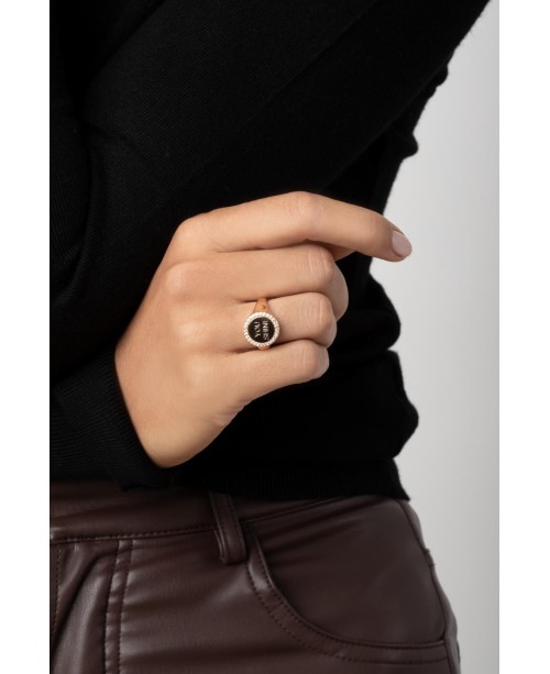 Follina Ring SJ-R11583-CZ-YG