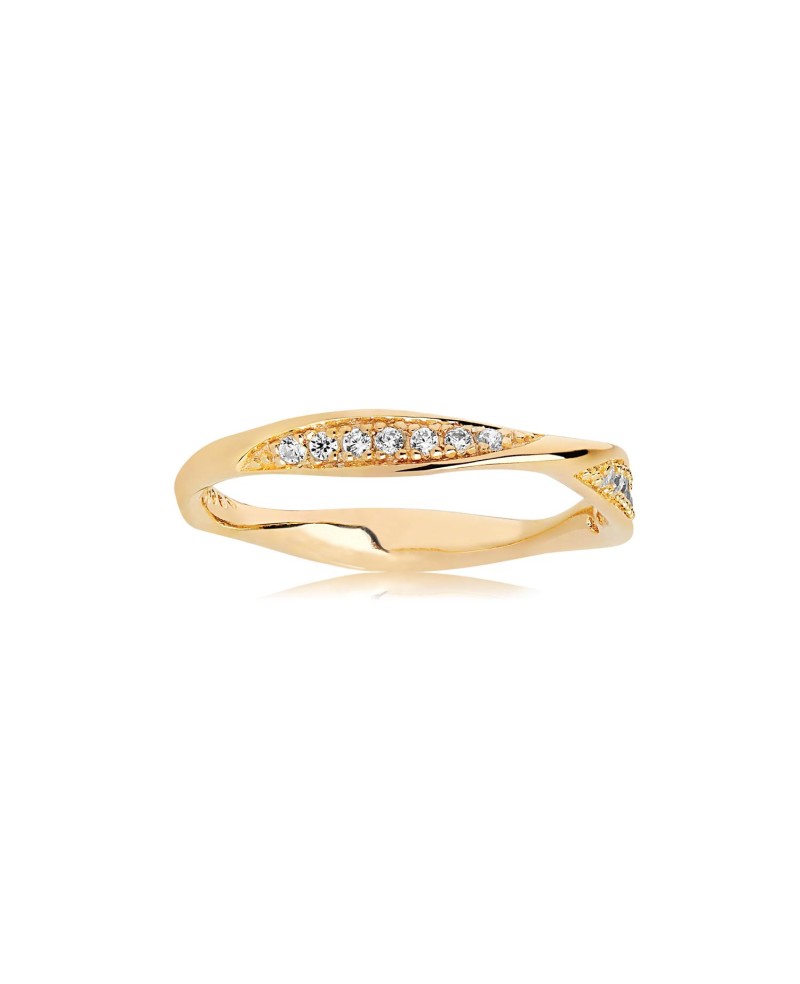 Cetara Ring SJ-R3010-CZ-YG