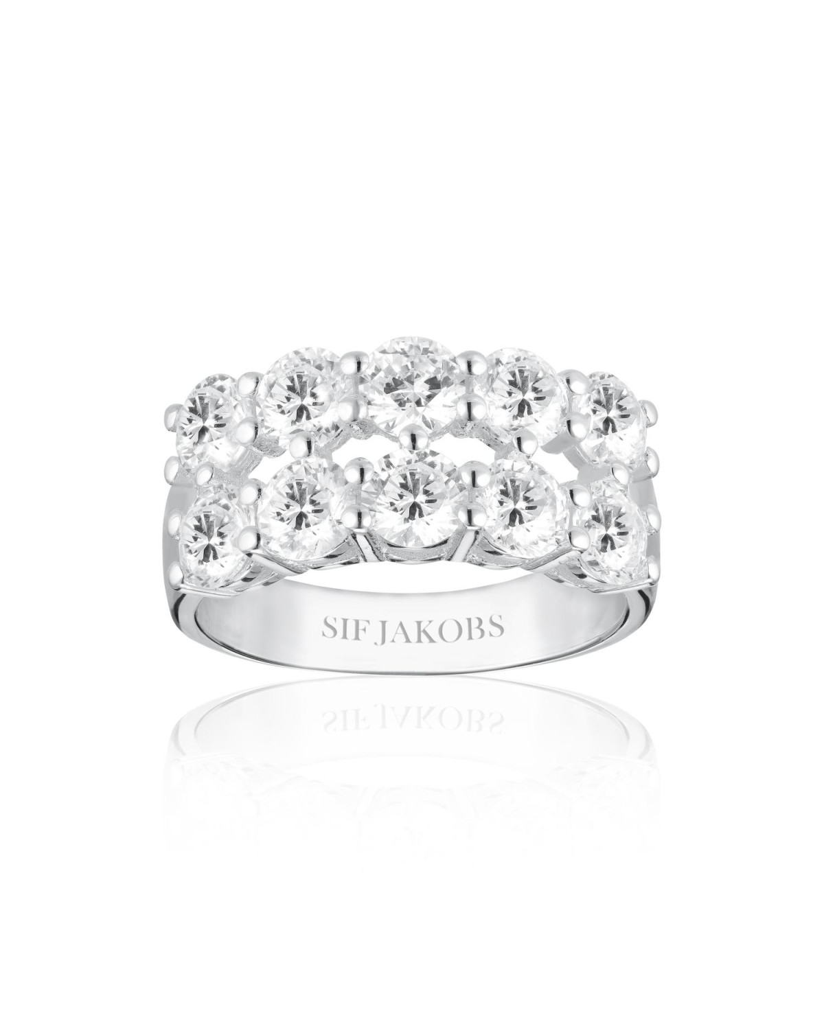 Belluno Ring SJ-R42128-CZ-SS