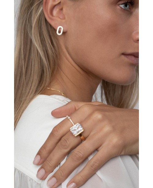 Roccanova Ring SJ-R42267-CZ-YG