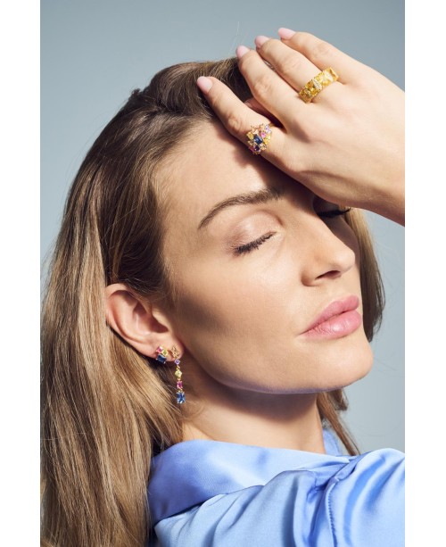Roccanova Ring SJ-R42269YELCZ-YG