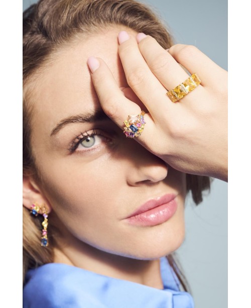Roccanova Ring SJ-R42269YELCZ-YG