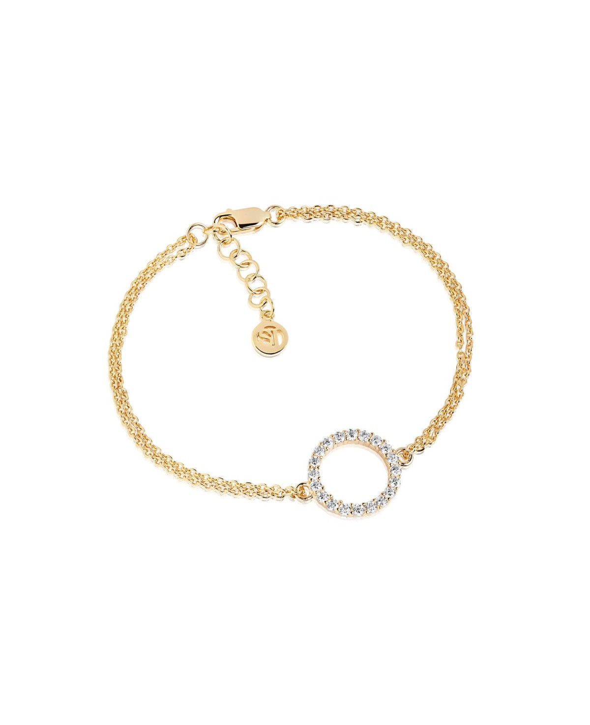 Biella Bracelet SJ-B338(1)-CZ(YG)