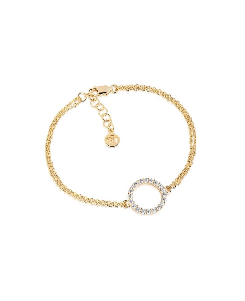 Biella Bracelet SJ-B338(1)-CZ(YG)