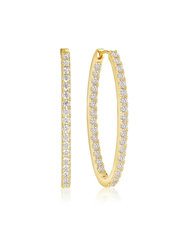 ELLISSE Earrings SJ-E2313-CZ-YG