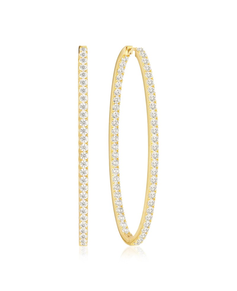 ELLISSE Earrings SJ-E2314-CZ-YG