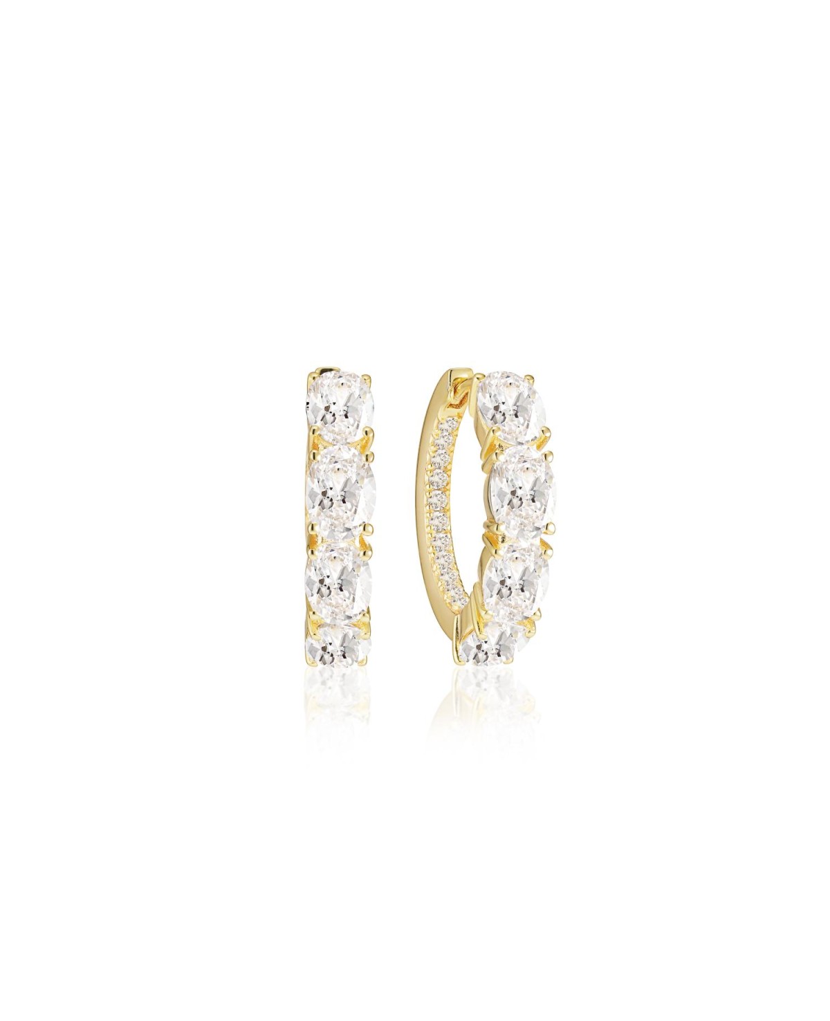 ELLISSE Earrings SJ-E2315-CZ-YG