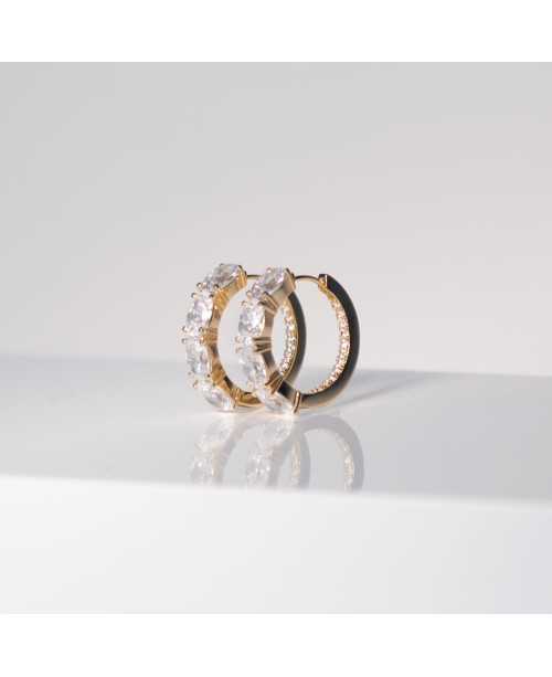 ELLISSE Earrings SJ-E2315-CZ-YG