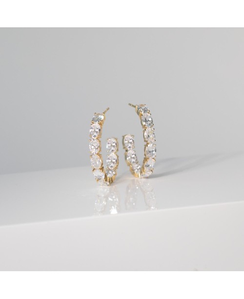 ELLISSE Earrings SJ-E2319-CZ-YG
