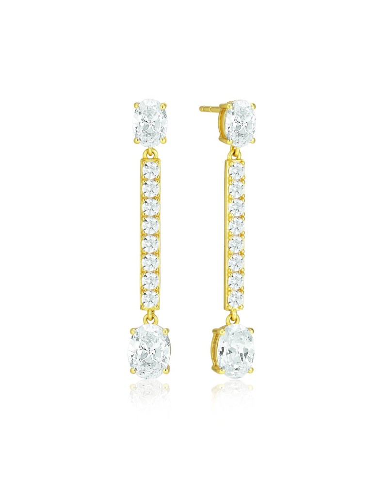 ELLISSE Earrings SJ-E2322-CZ-YG