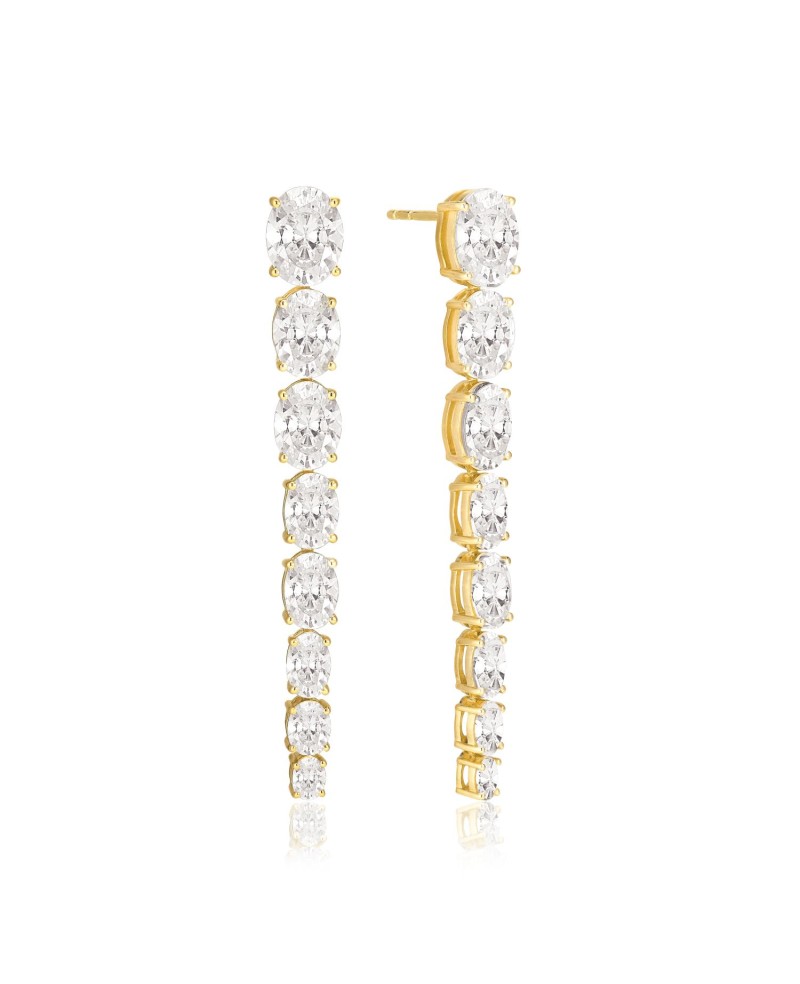 ELLISSE Earrings SJ-E2324-CZ-YG