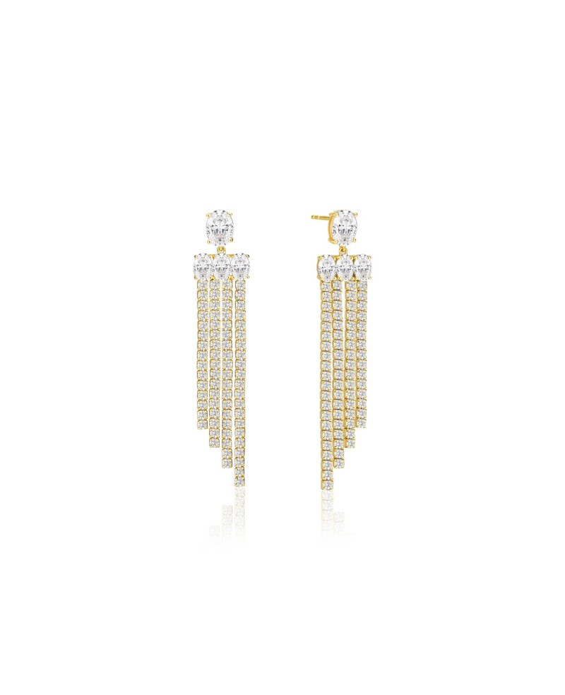ELLISSE Earrings SJ-E2327-CZ-YG