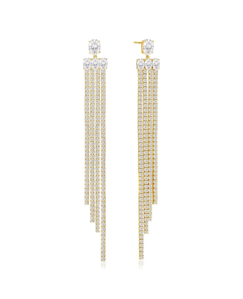 ELLISSE Earrings SJ-E2328-CZ-YG