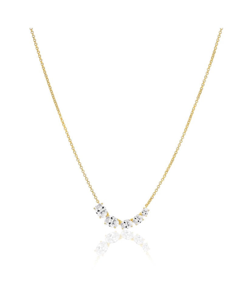 ELLISSE Necklace SJ-N2332-CZ-YG