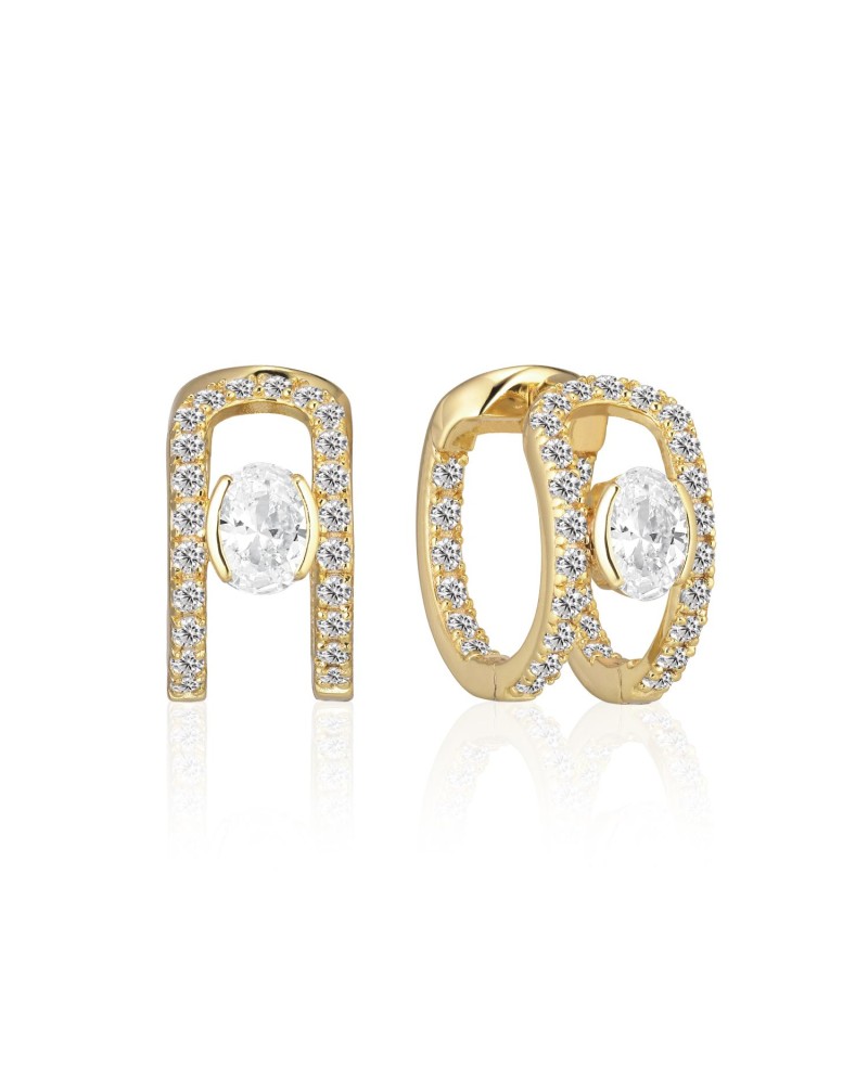 ELLISSE CAREZZA Earrings SJ-E2352-CZ-YG