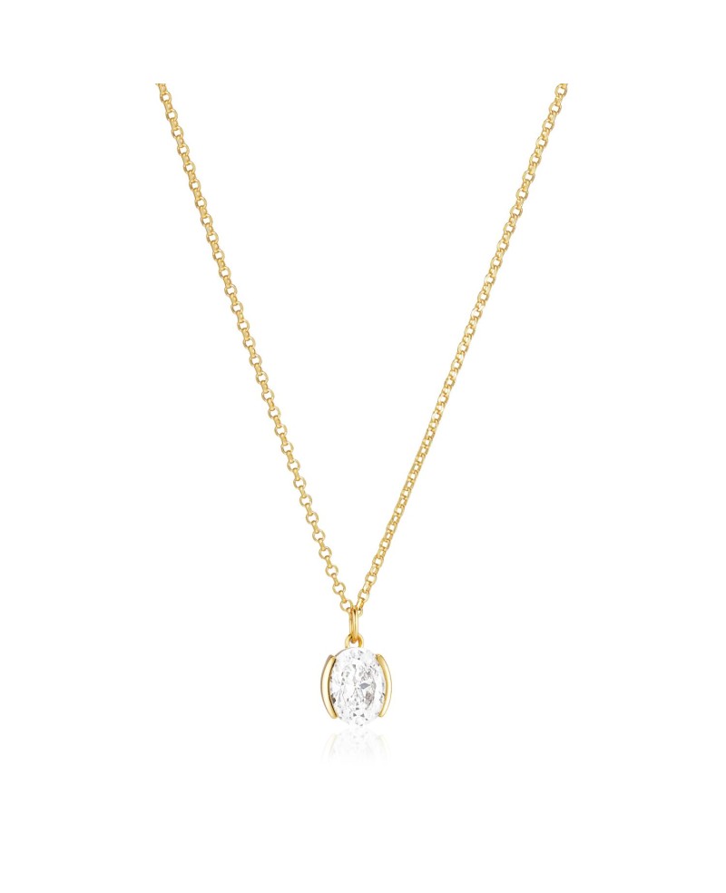 ELLISSE CAREZZA Necklace SJ-N2353-CZ-YG