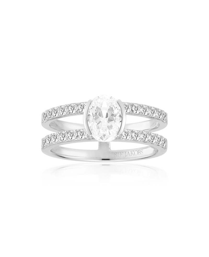 ELLISSE CAREZZA Ring SJ-R2357-CZ