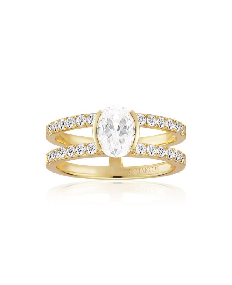 ELLISSE CAREZZA Žiedas SJ-R2357-CZ-YG