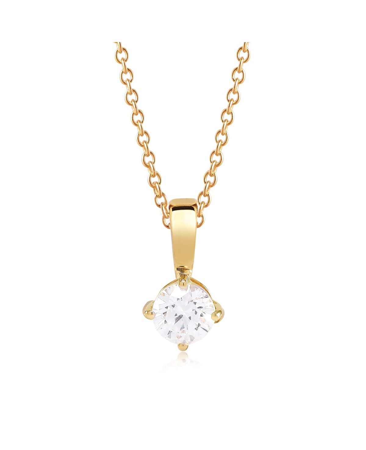 Princess Pendant SJ-P6MMRD-CZ(YG)