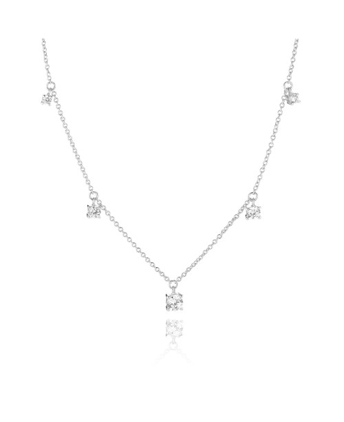 Belluno Necklace SJ-N42125-CZ-SS
