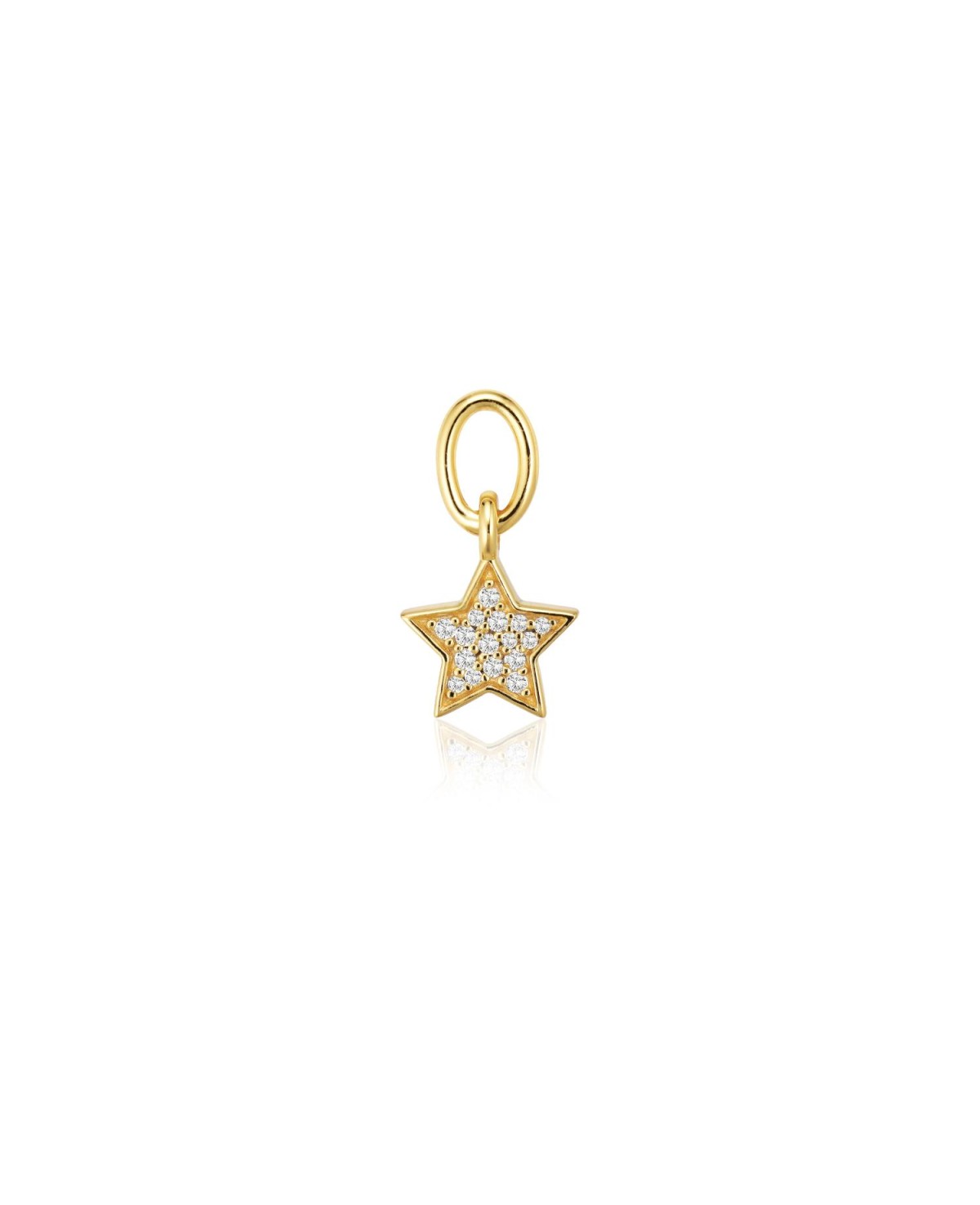 CHARMS Pakabukas auskarams SJ-CH2381-CZ-YG