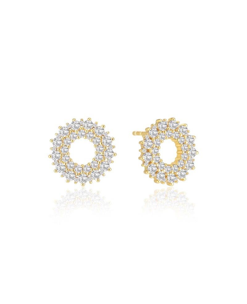 Livigno Earrings SJ-E2361-CZ-YG