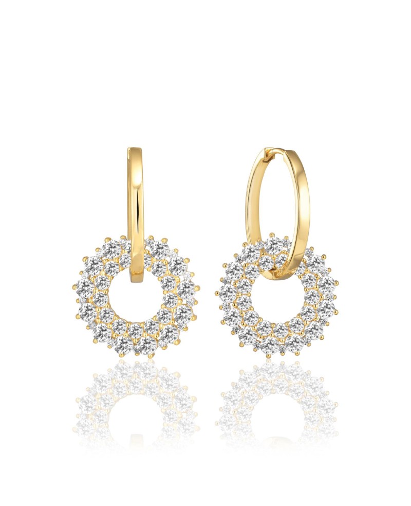 Livigno Earrings SJ-E2362-CZ-YG
