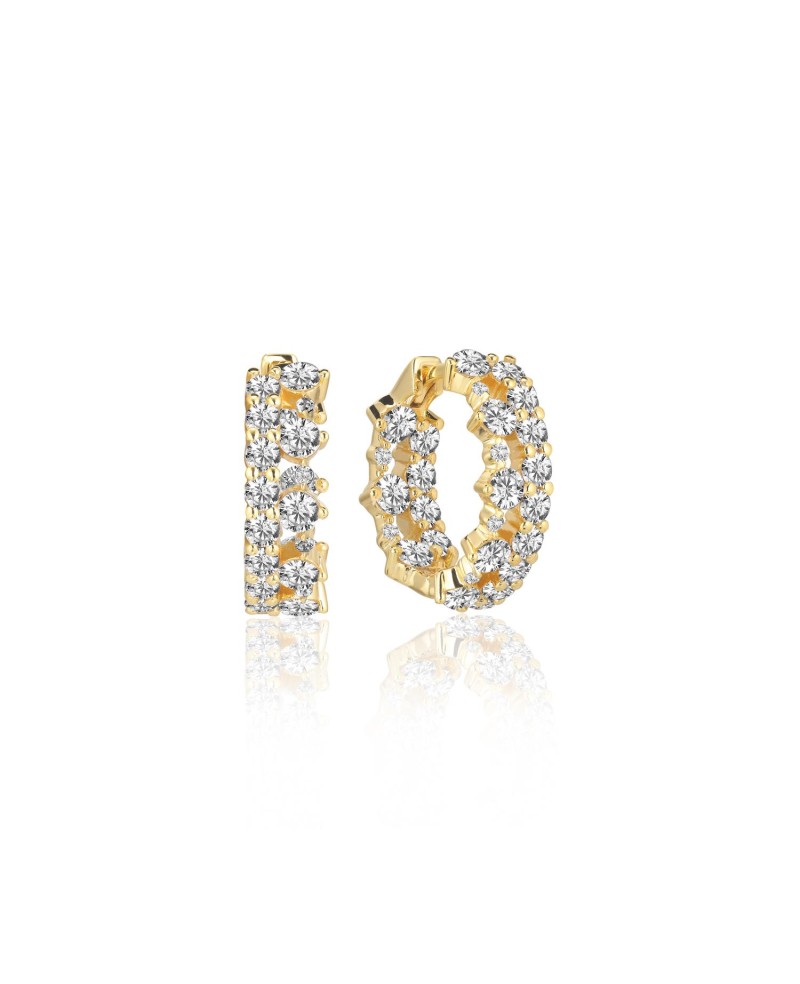 Livigno Earrings SJ-E2363-CZ-YG