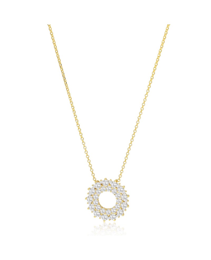 Livigno Necklaces SJ-N2364-CZ-YG