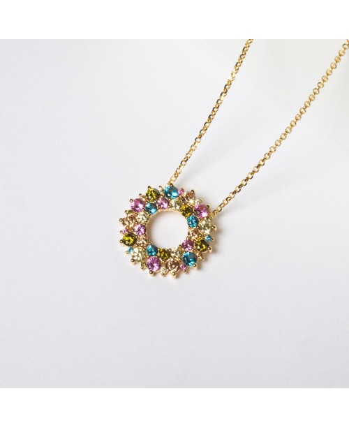 Livigno Necklaces SJ-N2364-XCZ-YG