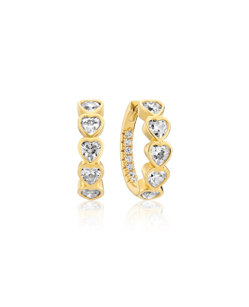 Amorino Earrings SJ-E2490-CZ-YG