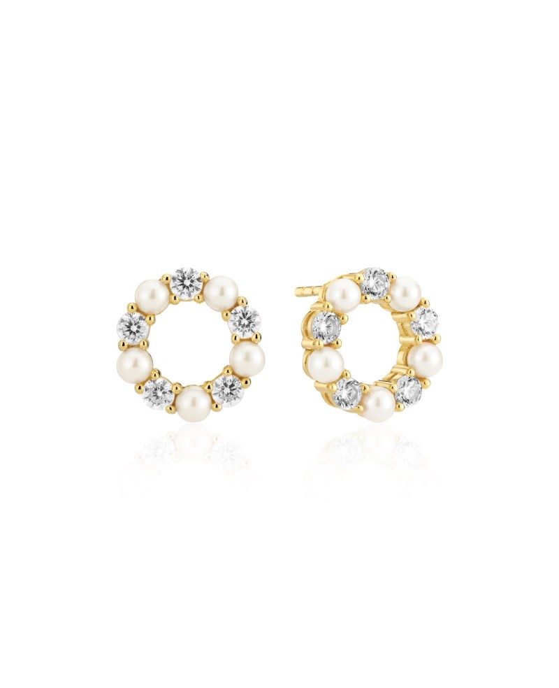 BIELLA PERLA Earrings SJ-E2432-PCZ-YG