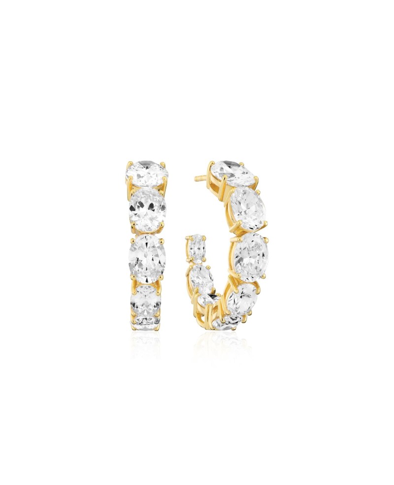 ELLISSE Earrings SJ-E2330-CZ-YG