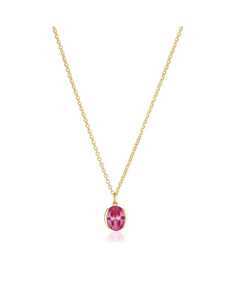 ELLISSE CAREZZA Necklaces SJ-N2353-PKCZ-YG