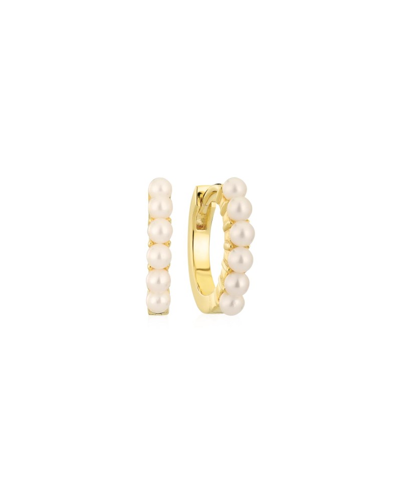 ELLERA PERLA Earrings SJ-E2859-P-YG