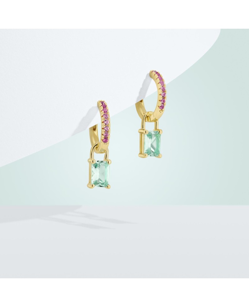 Roccanova Earrings SJ-E42253-TQPK-YG