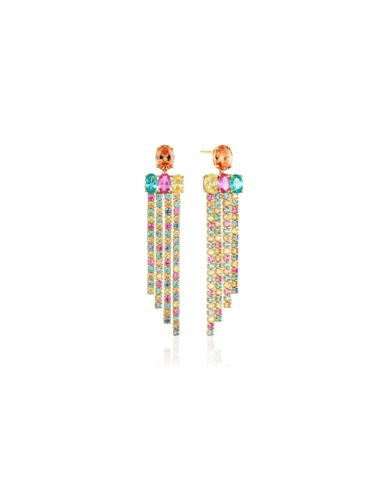 Ellisse Earrings SJ-E2327-XCZ-YG