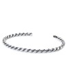 Twisted Silver Bangle