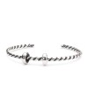 Twisted Silver Bangle