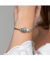 Twisted Silver Bangle